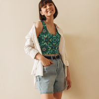 Image 2 of Peacock Crop Top