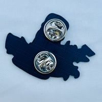 Image 3 of Tiki Underground Outrigger Canoe 1.75" Soft Enamel Pin