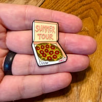 Image 2 of LE98 Phish Summer Tour Melty Pizza on Dye Black with Epoxy