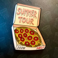 Image 1 of LE98 Phish Summer Tour Melty Pizza on Dye Black with Epoxy
