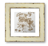 Image 1 of Framed Mini Print: Woman in Garden