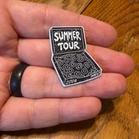 Image 2 of LE44 Phish Summer Tour Melty Pizza on White Metal 