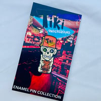 Image 5 of Tiki Underground Monkey Mug 1.75" Soft Enamel Pin