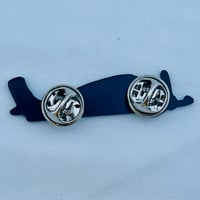 Image 3 of Tiki Underground Crashed Plane 2" Soft Enamel Pin