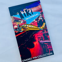 Image 5 of Tiki Underground Crashed Plane 2" Soft Enamel Pin