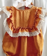 Image 2 of Boho photosession girls outfit | Giuseppina bodysuit | age 12 months | orange