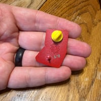 Image 4 of LE18 Phish Summer Tour 26 Melty Pizza on Red Metal with Epoxy