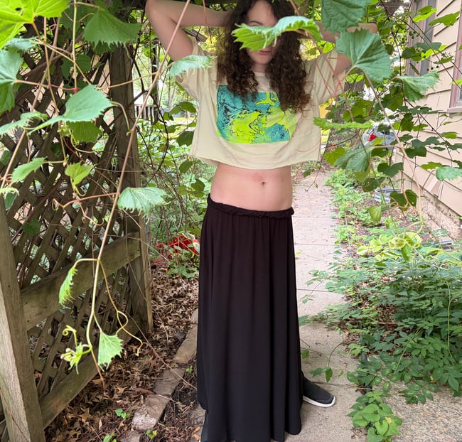 Secrecy Cropped Tee