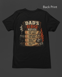 Image 2 of Dads BBQ Rules Tee