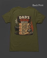 Image 1 of Dads BBQ Rules Tee