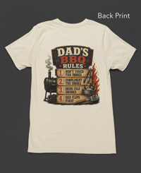 Image 5 of Dads BBQ Rules Tee
