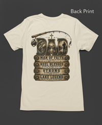 Image 4 of Dad Fishing Tee