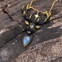 Image 2 of Cosmic Deer necklace