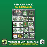 Sticker Pack + Free Badge - 67 Stickers