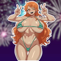 Summer Bikini Nami Vinyl Decal (2025)(CLEARANCE)