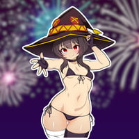Summer Bikini Megumin Vinyl Decal (2025)(CLEARANCE)