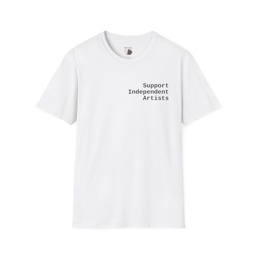 Image of T-Shirt — "Support Independent Artists" Minimalist Tee Artist Original Painting 