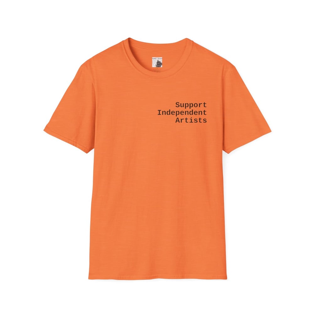 Image of T-Shirt — "Support Independent Artists" Minimalist Tee Artist Original Painting 