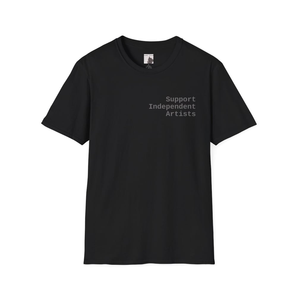 Image of T-Shirt — "Support Independent Artists" Minimalist Tee Artist Original Painting 