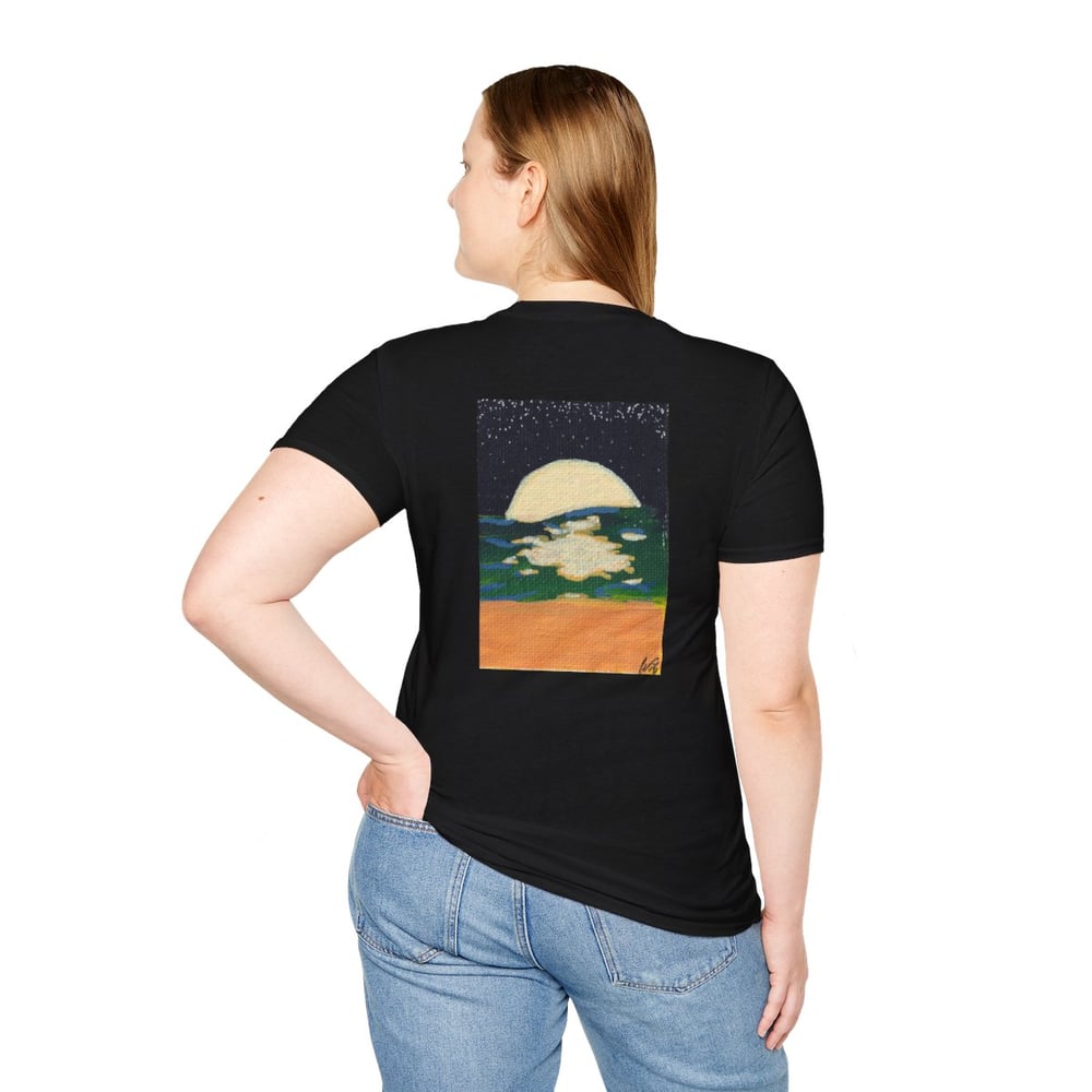 Image of T-Shirt — "Support Independent Artists" Minimalist Tee Artist Original Painting 