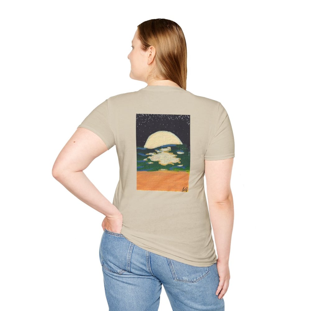 Image of T-Shirt — "Support Independent Artists" Minimalist Tee Artist Original Painting 