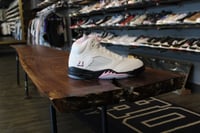 Image 1 of AIR JORDAN V (5) RETRO "MEDIUM SOFT PINK/WHITE"