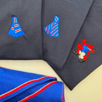 Image 4 of Bar Scarf T - Dark Navy