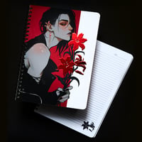 Image 1 of NOTEBOOK - Marcin Flowers with RED FOIL