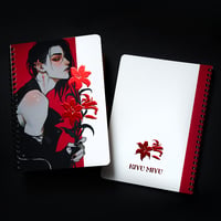 Image 2 of NOTEBOOK - Marcin Flowers with RED FOIL
