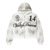 Image 1 of Vale Forever Oreo 14 Zip Up Hoodie 'Dest/Smoke'