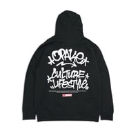 Image 2 of OVERSPRAY HOODY - BLK