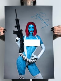 Image 1 of MYSTIQUE 12"x18" signed exclusive edition poster v2