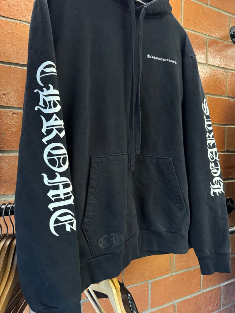 Image of Chrome Hearts Cemetery Spine Hoodie