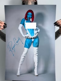 Image 1 of MYSTIQUE 12"x18" signed exclusive edition poster.