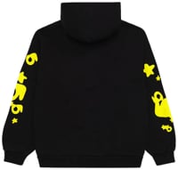 Image 2 of Sp5der Beluga Hoodie 'Onyx/Yellow'