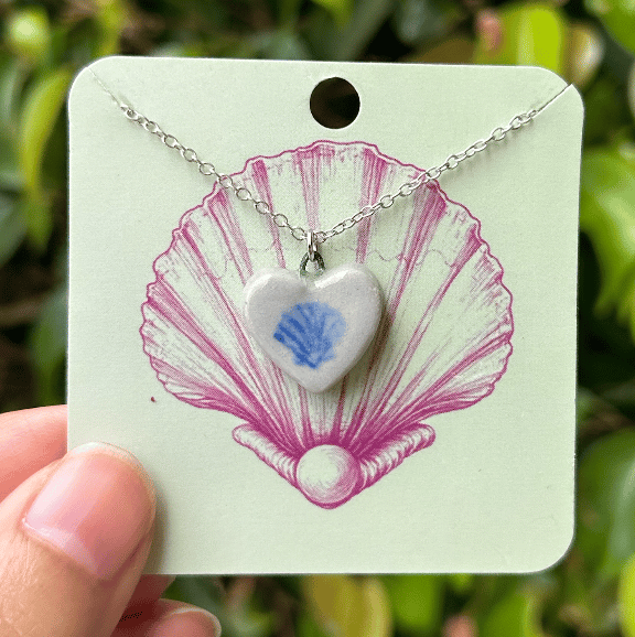 Image of Porcelain Seashell Pendant