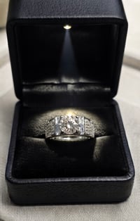 He Said Yes Moissanite Band 