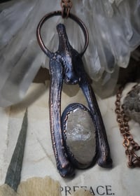 Image 2 of Cat Bone & Quartz Amulet