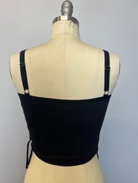 Image 4 of Pantera Lace Up Crop Top -Size Small