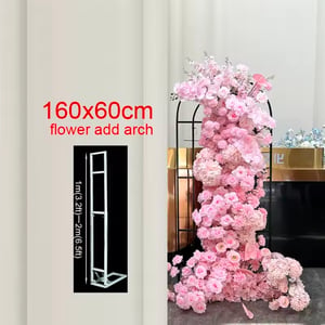 Image of Baby Pink flowers Arch 180 cm And 160 cm Tall 
