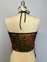 Image 3 of Anthrax Lace Up Crop Top -Size Small