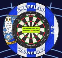 Image 1 of SHEFFIELD WEDNESDAY THEME SURROUND WRAP / COVER - POLYPROP & CANVAS - EASY SELF FITTING 