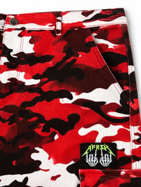 Image 2 of AFY Inferno Camo Shorts