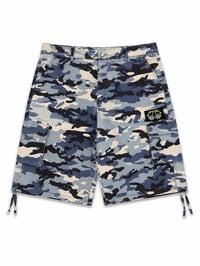 Image 2 of AFY Blue Static Camo Shorts