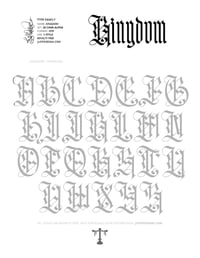 Image 7 of Kingdom (1 style) - Custom Font