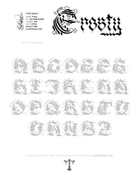 Image 6 of Frosty (1 style) - Custom Font