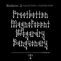 Image 4 of Rot Iron (2 styles) - Custom Font