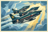 Image 3 of FIAT G91PAN Pony 8, 9 e 10 FRECCE TRICOLORI