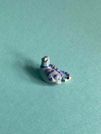 Image 3 of Mini Pigeon Clay Keychain Handmade Charm 