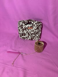 Sac en crochet « Moka & Crème »